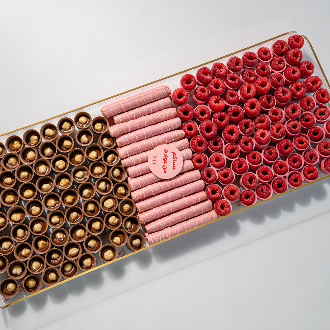 Long Acrylic Tray With Wafer